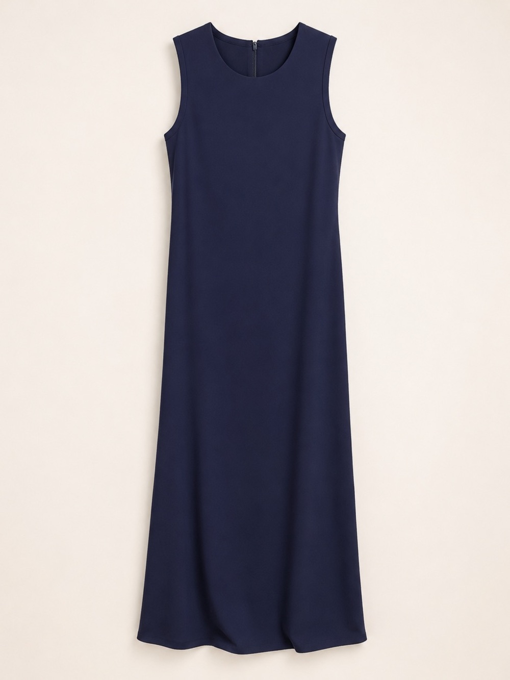 Theory Navy Sleeveless Maxi Dress